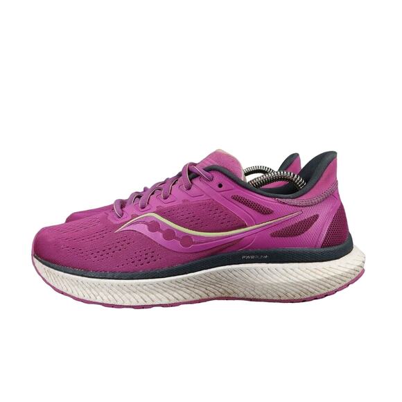 Saucony Shoes Womens 9.5 Athletic Running Hurricane 23 Sport Training Comfort - Picture 4 of 14